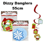 Christmas Decor - Dizzy Danglers 55cm